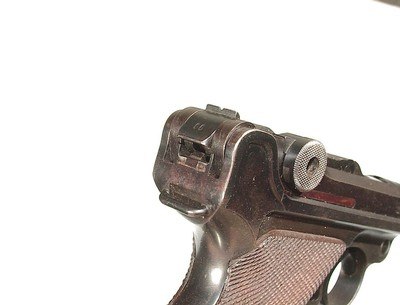 WWIIbyf 41 LUGER SERVICE PISTOL WITH IT'S CORRECT LEATHER HOLSTER - Image 9 of 12