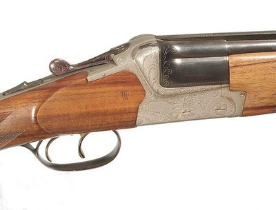 OVER & UNDER DOUBLE RIFLE IN 7X65R CALIBER BY 