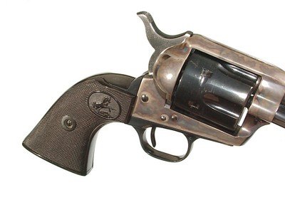 EARLY COLT 2ND GENERATION S.A.A. REVOLVER IN .45 COLT.