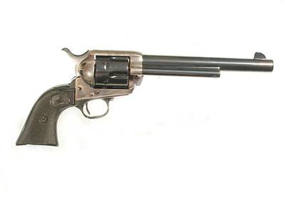 EARLY COLT 2ND GENERATION S.A.A. REVOLVER IN .45 COLT.
