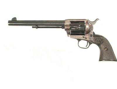 EARLY COLT 2ND GENERATION S.A.A. REVOLVER IN .45 COLT.
