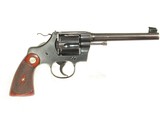 PRE-WAR COLT OFFICERS MODEL TARGET REVOLVER WITHWALNUT MEDALLION GRIPS.1920 mfg - Image 2 of 11