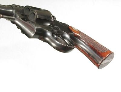 PRE-WAR COLT OFFICERS MODEL TARGET REVOLVER WITHWALNUT MEDALLION GRIPS.1920 mfg - Image 11 of 11