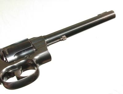 PRE-WAR COLT OFFICERS MODEL TARGET REVOLVER WITHWALNUT MEDALLION GRIPS.1920 mfg - Image 3 of 11