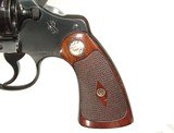 PRE-WAR COLT OFFICERS MODEL TARGET REVOLVER WITHWALNUT MEDALLION GRIPS.1920 mfg - Image 8 of 11