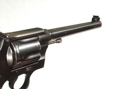 PRE-WAR COLT OFFICERS MODEL TARGET REVOLVER WITHWALNUT MEDALLION GRIPS.1920 mfg - Image 4 of 11