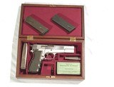 BROWNING HI-POWER SEMI AUTO PISTOL IN STAINLESS STEEL. - Image 1 of 4