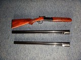 Savage/Valmet mod 330 O/U Shotgun.  2 barrel set 12 ga and 20 ga