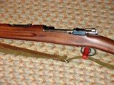 Swedish M38 Short Rifle, 6.5x55mm. Bolt action with turned down bolt. - 3 of 15