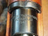 Swedish M38 Short Rifle, 6.5x55mm. Bolt action with turned down bolt. - 1 of 15