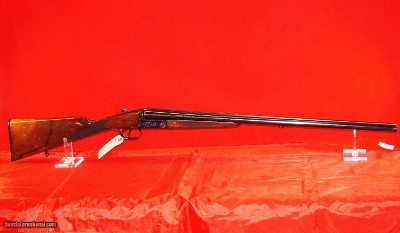 SUPER RARE
Browning B S/S Sporter model with English straight stock and DOUBLE triggers.
12 Gauge 2 3/4 