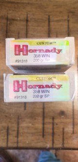 Hornady 358 Winchester 200 Gr. - 2 of 2