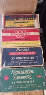 Winchester 33 WCF Vintage
9 Boxes - 3 of 3