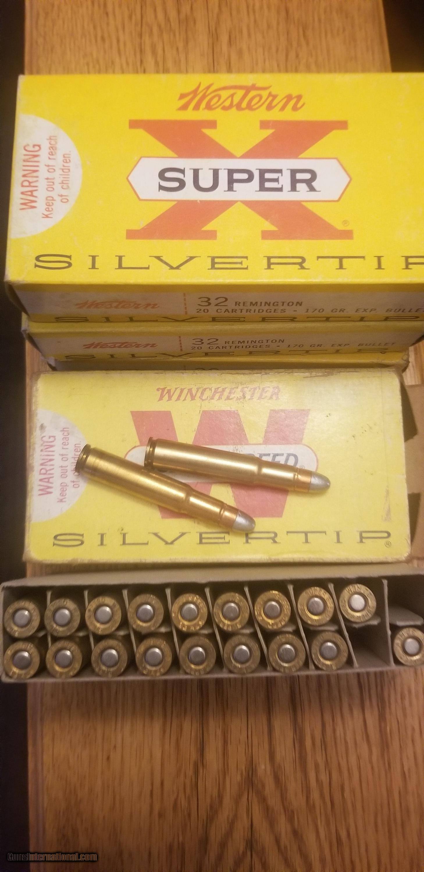 Winchester Western 32 Remington 4 Boxes