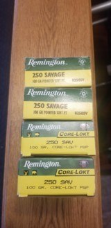 Remington 250 Savage4 Boxes