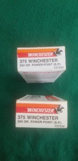 Winchester 375 Big Bore - 1 of 2