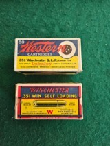 Winchester Western 351 SL 2 Boxes - 1 of 2