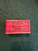 Winchester STAYNLESS 32 Long Rim Fire SEALED BOX