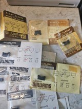 Williams Bases and Sight Blades NEW OLD STOCK