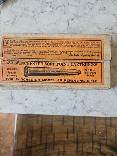 Winchester 33 WCF Full Box - Image 3 of 7