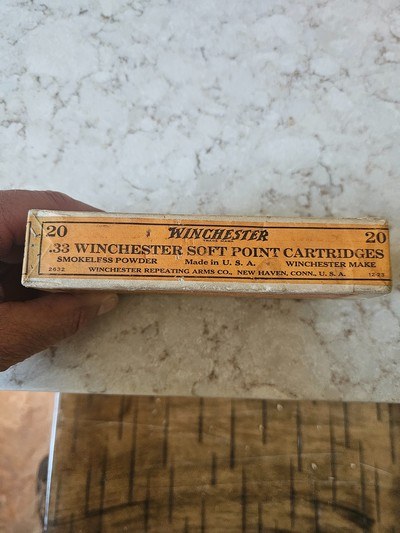 Winchester 33 WCF Full Box - Image 4 of 7