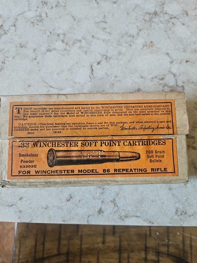 Winchester 33 WCF Full Box - Image 7 of 7