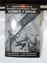 As New Browning Magnum A-5 - 9 of 9