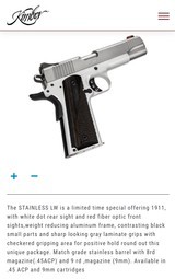 Kimber LW Arctic 1911 45 - 4 of 5