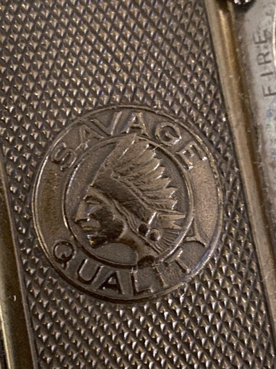 Savage 1907 semi auto pistol. - Image 3 of 7