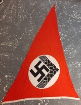 WWII German Labor Corps Pennant - 1 of 4