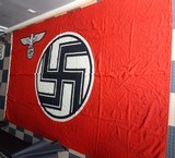 Massive WWII Nazi State Service Flag Unissued (100% Original) - 2 of 6