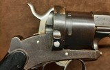 Lefaucheux Model 1858 Civil War Era Pinfire Revolver - 4 of 11