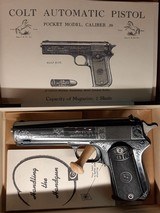 Colt Custom Engraved 1903 Pocket Hammer Box & Papers - 10 of 10