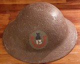 Doughboy Helmet of the 13th Infantry Division of WWI - 4 of 6