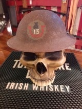 Doughboy Helmet of the 13th Infantry Division of WWI - 6 of 6