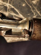 Hyper Rare ENGRAVED T.K. BAKER Transitional .44 PERCUSSION Revolver - 5 of 12