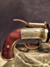 Hyper Rare ENGRAVED T.K. BAKER Transitional .44 PERCUSSION Revolver - 11 of 12
