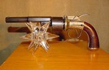 Hyper Rare ENGRAVED T.K. BAKER Transitional .44 PERCUSSION Revolver - 2 of 12