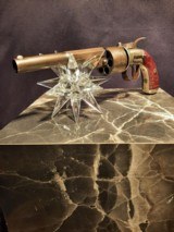 Hyper Rare ENGRAVED T.K. BAKER Transitional .44 PERCUSSION Revolver - 9 of 12