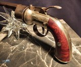 Hyper Rare ENGRAVED T.K. BAKER Transitional .44 PERCUSSION Revolver - 8 of 12