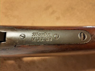 Marlin 39 Most Likely 1st Year’s Production 1922 - Image 8 of 10
