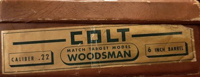 Colt Woodsman Target Match Vintage 1950 Boxed Complete - Image 12 of 15