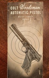 Colt Woodsman Target Match Vintage 1950 Boxed Complete - Image 13 of 15