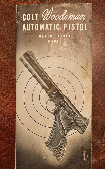 Colt Woodsman Target Match Vintage 1950 Boxed Complete - Image 13 of 15