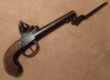 Flintlock Pistol with Spring Loaded Dagger Circa 1750-1825 - Image 1 of 11
