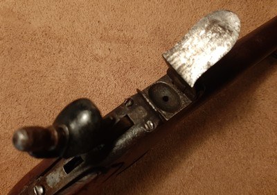 Flintlock Pistol with Spring Loaded Dagger Circa 1750-1825 - Image 6 of 11
