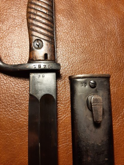 Mauser 8mm GEW 98 Imperial Rifle WWI / WWII Vet Bring-back W/ Bayonet - Image 13 of 15