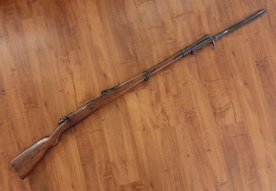 Mauser 8mm GEW 98 Imperial Rifle WWI / WWII Vet Bring-back W/ Bayonet - Image 1 of 15