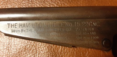 Hamilton Rifle Co. Model 15 Mfgr 1901-1910 - Image 7 of 11