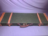Teyssier Gun Case for 30" bbls Cloth and Leather - 3 of 4
